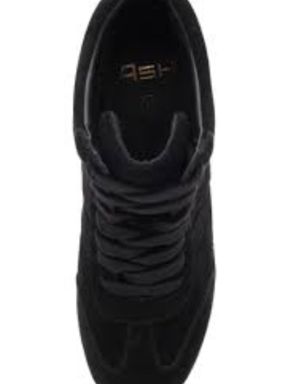 Ash Bowie Wedge High Top Sneakers Size: 38 black suede NWT - Picture 4 of 15